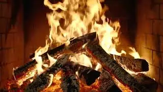 The MOST Relaxing FIREPLACE with Warm HEARTH Sounds and EVENING Silence for COZY Reading TIME