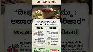 important Health care tips in Kannada #shortsfeed #trending #motivation #healthtips #Kannada