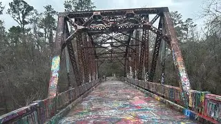 Exploring a 1930s abandoned bridge to nowhere!