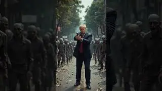 Trump&rsquo;s Street Zombie Showdown🤣#ZombieLOL #EpicStreetFails #ComedyBlast#zerakai1m #comedyclip