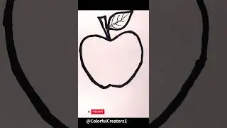 #drawing #kidsartlearning #kidsarttutorial #basicdrawingforkids #appledrawing #art #drawingtutorial