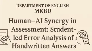 Human&ndash;AI Synergy in Assessment: Student-led Error Analysis of Handwritten Answers