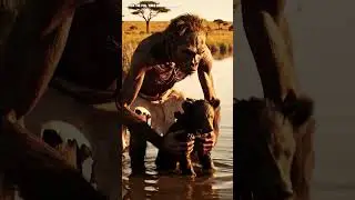 Primal Clash: Homo Habilis vs Giant Prehistoric Bear | Early Human Survival in Prehistoric Era