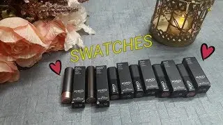 KIKO MILANO LIPSTICK SWATCHES 2018