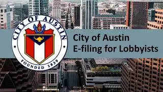 E-Filing for Lobbyists - Filing the Quarterly Activity Report