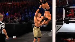 WWE2K14 I Quit Match Cena Vs Rock Gameplay HD
