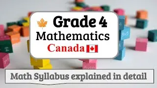 Canadian Curriculum // Grade 4 // Mathematics //Ontario🔺NOT A LEARNING MATERIAL Just covers syllabus