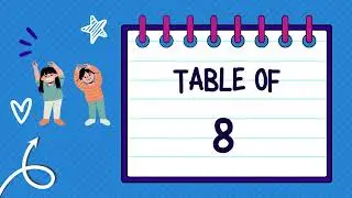 Multiply by 8 | Learn Multiplication | Multiply By Music