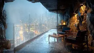 Heavy Rain Sounds for Sleeping Comfortably | Deep Rain Noise for Night Calm