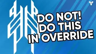 Do Not Do This In Override | Destiny 2 #SHORTS