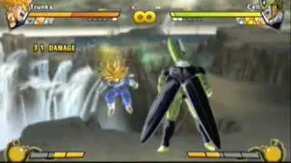 &AElig; Gameplay: DBZ Burst Limit: Trunks vs Cell