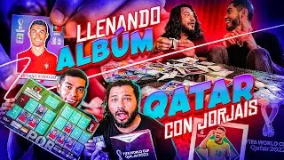 🔥LLENANDO EL ALBUM DE QATAR con JORJAIS 🔥 | 🏆Abrimos 2 CAJA DE SOBRES DEL MUNDIAL🌎