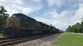 CSX Q442 & K422 (combined) passing by the funnel at 792 axles 14,987ft! [6/26/21]