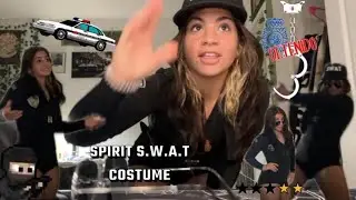 TRYING ON S.W.A.T HALLOWEEN COSTUME !