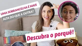 UMA SOBRANCELHAS MAIS ALTA DO QUE A OUTRA? 😱🔥