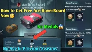 How to Get Free Ace HoverBoard Now ? | No Medals Problem In PUBG Mobile | PUBG Mobile Tutorial😁