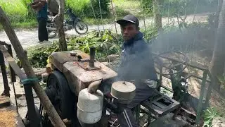 Nylenger Mesin Diesel Serkel Kayu Jati Gergaji Senso Tebang Hutan Rakyat