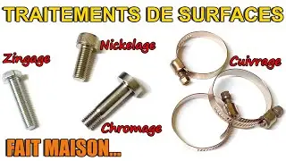 🔧 Zingage - Nickelage - Chromage - Cuivrage : Pi&egrave;ces & Visserie trait&eacute;es maison