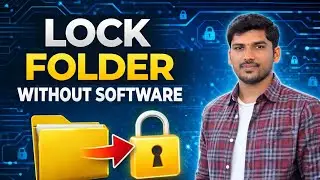 Lock Folder Without Any Software 🔒 Simple Trick