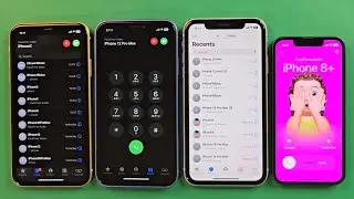 Facetime Incoming call Outgoing call iPhone11 Vs iPhone16 Vs iPhoneXt Vs iPhone13mini