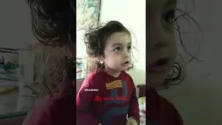 mama Acha hain papa kharab hain ...my cuty pie