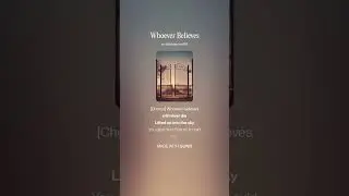 Whoever Believes