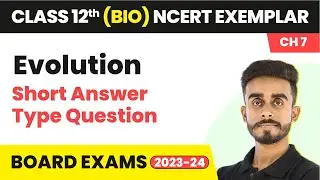 Evolution - Short Answer Type Question | Class 12 Biology NCERT Exemplar Chapter 7 | CBSE 2024-25