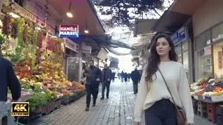 IZMIR CITY WALK • TÜRKİYE 4K 60FPS | OLD TOWN STREETS TOUR | BINAURAL SOUNDS | NO TALK | VIRTUAL TV