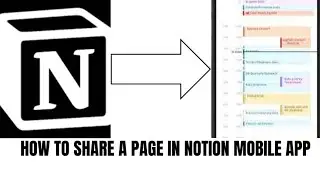 How to share a Page in Notion Mobile app [Step By Step Guide]