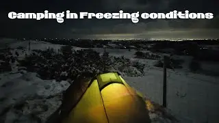 Camping in freezing conditions in wales 