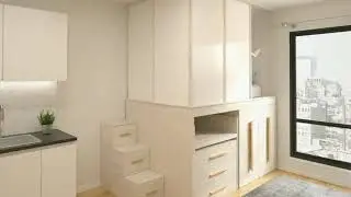 SPAZIO BED: Letto SalvaSpazio con cameretta e scrivania