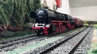 BR 44 1143 Live Steam, Echtdampf, Spur 1 Märklin im schweren Güterdienst und mit Sonderzug
