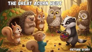 The Great Acorn Heist | Stories for bedtime | Forest animals stories | Animals stories |