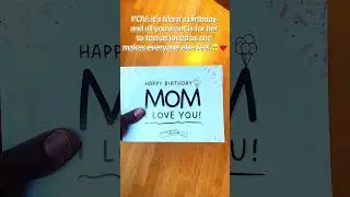 the perfect birthday gift for Mom 🎂 She deserves all the love today #birthdaygiftideas #mombirthday