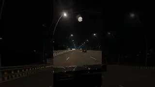Aw-Some Night Road View #night #ride #airport #bengaluru #4k