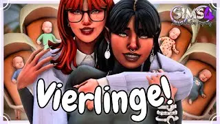 🌀 Die *Geburt* der VIER Babys! 🤰🏻🍼 | Sims 4 Zeitschleifen Legacy Gen. 1 #23 | SIMBO