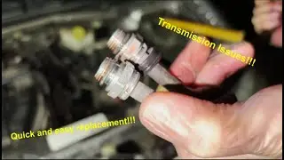 How To Replace A Leaking Transmission Line - 2013 Dodge Grand Caravan (QUICK AND EASY WALK THROUGH)