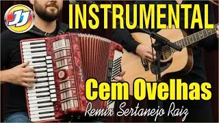 Cem Ovelhas INSTRUMENTAL de Ozéias de Paula - Remix Sertanejo Raiz | LINDO LOUVOR sanfona e  violão