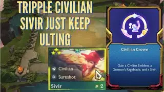 3 civilian Sivir is an absolute unit of damage | tft set 8 ranked |