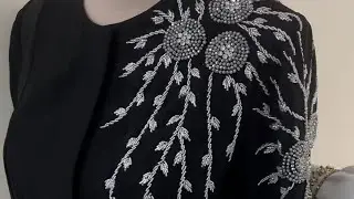 “Luxury Hand Embroidery That Steals Every Look “When Beads & Stones Create Magic ✨ 