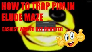 HOW TO GET PIM STUCK IN ELUDE MAZE! (easiest way to get counter) | Slap Battles