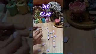 Diy Super Clay Art 🌵🪴super clay craft idea #ytshorts #youtubeshorts #shorts #shortsviral #asima