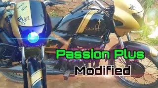 Hero Passion Plus Bike Modified Modified Bike VG#Hero #Honda #Passion #Plus Passion bike modified