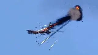 Russian TU-95 Bomber shot down out of the sky by Ukrainian Air Defense Force - ARMA 3