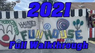 Laffin&rsquo; Lizzy&rsquo;s Haunted Funhouse 2021 - Full Walkthrough (No Live Actors)