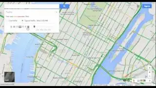 Google Maps Tips 8: Live and Typical Traffic Conditions