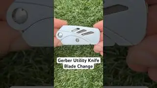 Blade Change on Gerber Utility Knife | Oddly Satisfying ASMR Sounds | DIY Razor Blade