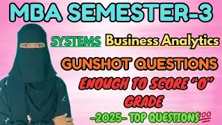 Preguntas breves del MBA SEM-3 en An&aacute;lisis de Negocios💯✅ | 2025 O.U | Especializaci&oacute;n en TI | Cal...