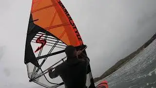 Maze Beach Tiree - Windsurfing Storm Callum