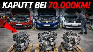 Motordefekt UNVERMEIDLICH! 7 VW-Motoren, die KEINE 90.000 Kilometer halten!